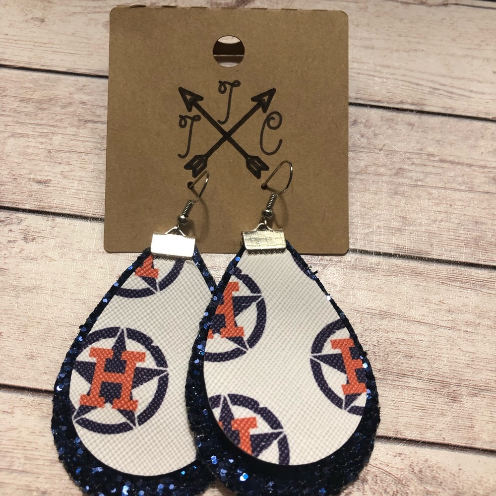 Houston Astros earrings